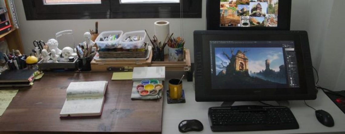 vẽ tay truyền thống