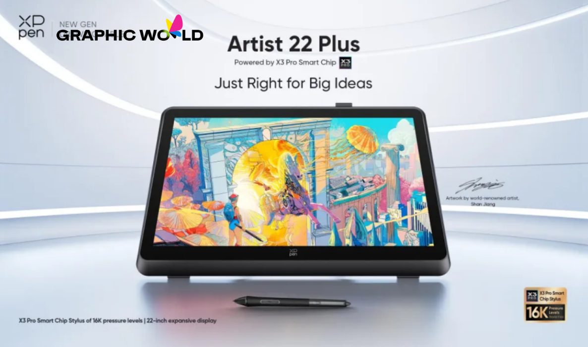 XPPEN RA MẮT ARTIST 22 PLUS VÀ BÚT STYLUS X3 PRO VỚI 16K MỨC LỰC NHẤN