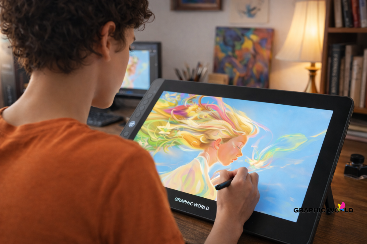 bảng vẽ cảm ứng tay